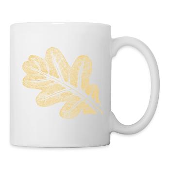 Feuilles - Chêne / Botanique & Nature - Mug blanc - blanc - Droite