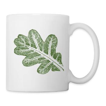 Oak leaf - Mug - white - Right