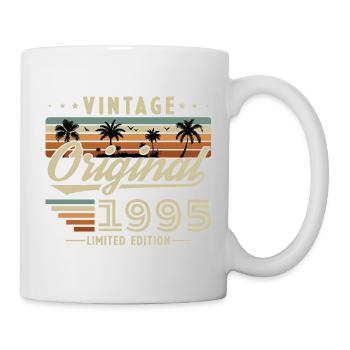 1995 Vintage Rétro Cadeau D'anniversaire - Mug blanc - blanc - Droite