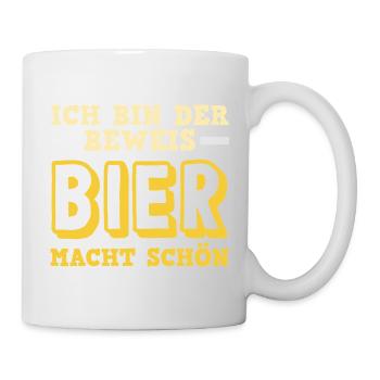I'm the proof - beer makes you beautiful - Mug - white - Right