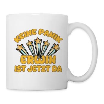 Vorname Erwin - Tasse - Weiß - Rechts