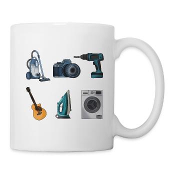 Everyday Gadgets Collage: Home & Hobby - Mug - white - Right