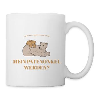VEUX-TU ÊTRE MON PARRAIN, FILLEUL, ONCLE ENFANT ? - Mug blanc - blanc - Droite