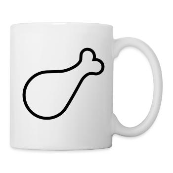 chicken thigh - Mug - white - Right