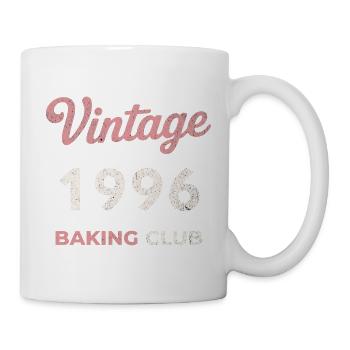 Vintage 1996 – Baking Club Retro Birth Year - Mug - white - Right