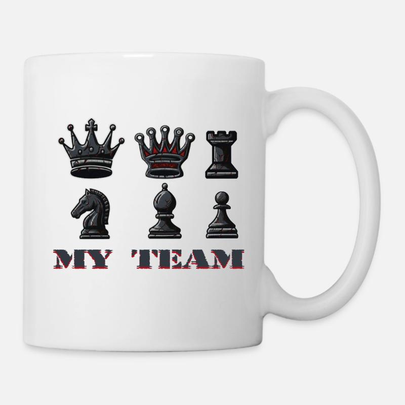 Schach - Tasse - Weiß