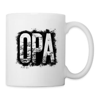 OPA Großvater Geschenkidee - Tasse - Weiß - Rechts