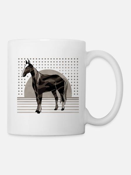 Pferd - Tasse - Weiß