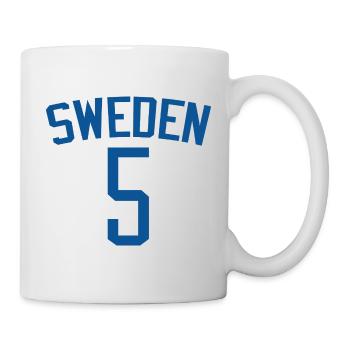 Sweden 5 – Sports Design - Mug - white - Right