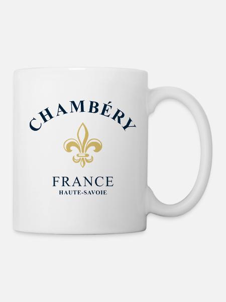 Chambery France Frankreich - Tasse - Weiß