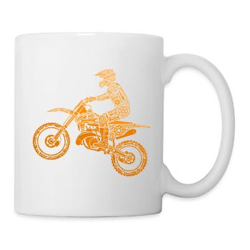 Motocross, Motocross Rider, Dirt Bike, Dirt Biker - Mug - white - Right