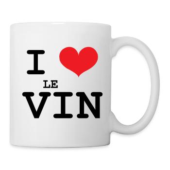 I love wine / Alcohol - Mug - white - Right