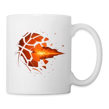 Basketball Basketball Player Gift Idea Baller Bball - Mug - white - Right