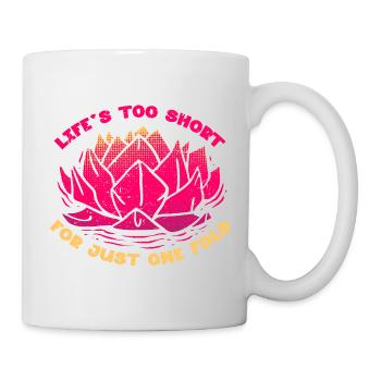 Origami Life's Too Short For Just One Fold - Tasse - Weiß - Rechts