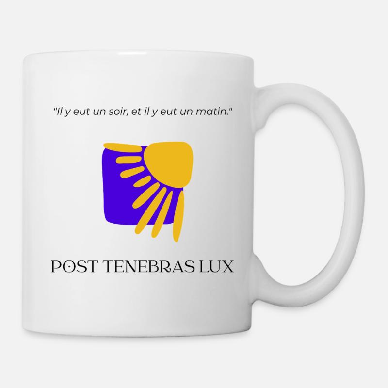 Nach Tenebras Lux - Tasse - Weiß