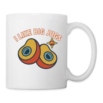 I Like Big Jugs Climbing Bouldering Fun - Mug - white - Right