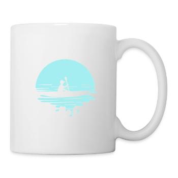 En cas de doute, pagayez Kayak Canoë Tee Design - Mug blanc - blanc - Droite