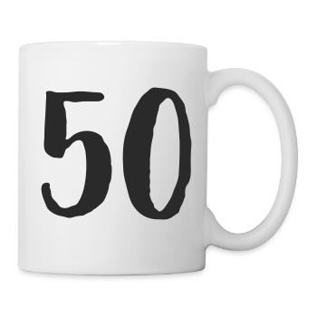 50 Hand Lettering Font - Mug - white - Right