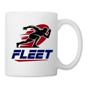 Fleet Racer Emblem - Tasse - Weiß - Rechts