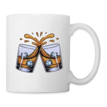Cheers: Two glasses of blades - Mug - white - Right
