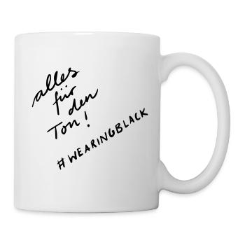 Alles für den Ton - Tasse - Weiß - Rechts
