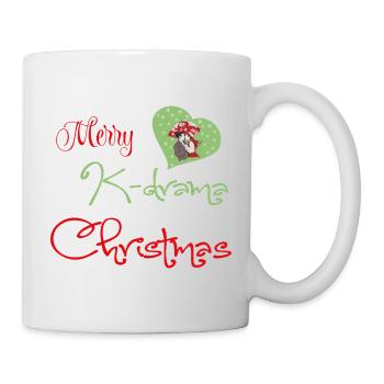 K-Drama Christmas Romance de Noël - Mug blanc - blanc - Droite