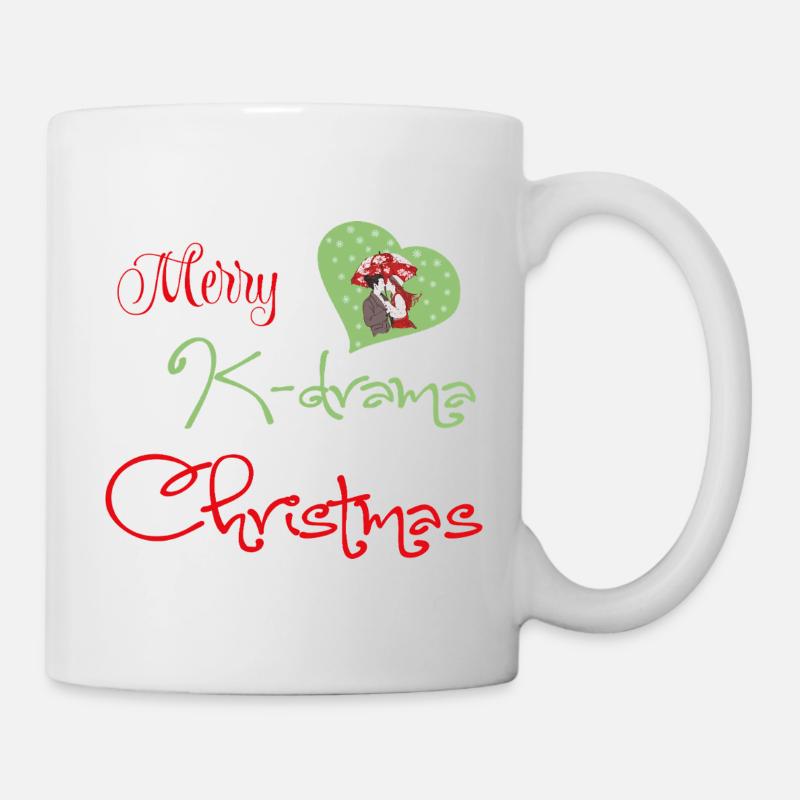 K-Drama Christmas Romance de Noël - Mug blanc - blanc