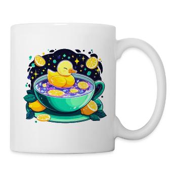 Citrus Ducky in Tea Foam - Mug - white - Right