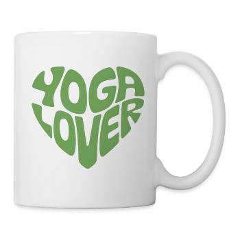 Yoga-Liebhaber – Achtsamkeit & Wellness Lebensstil Desi - Tasse - Weiß - Rechts