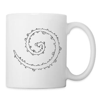 Cybersigilismus Spirale - Tasse - Weiß - Rechts