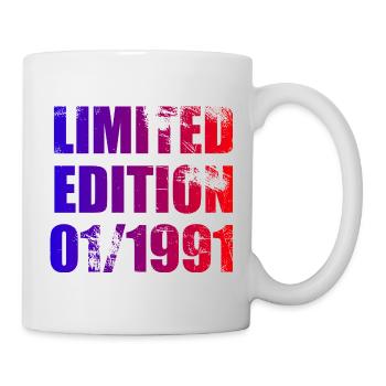 35th Birthday Limited Edition 01/1991 - Mug - white - Right