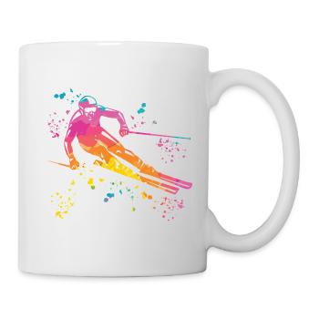 Alpine skiing Winter sports Nordic skiing - Mug - white - Right