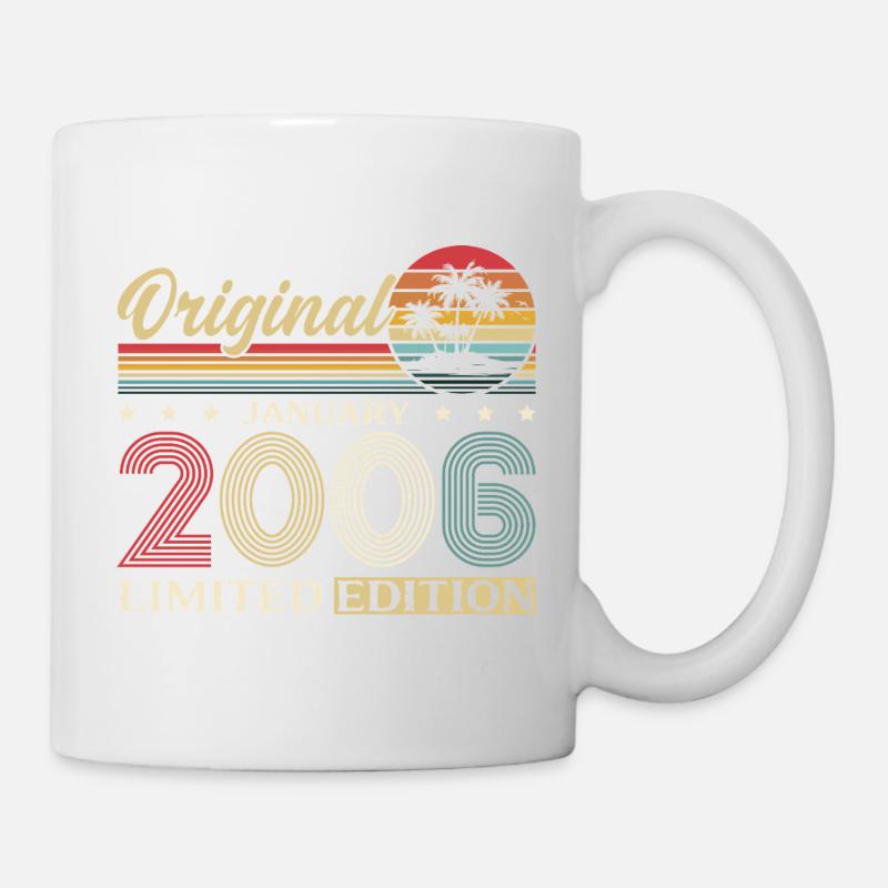 20e anniversaire Original janvier Volume 2006 - Mug blanc - blanc