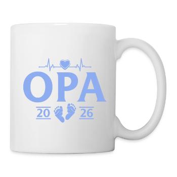 Promoted to Grandpa 2026 Grandfather - Mug - white - Right