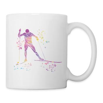 Ski de fond Ski de fond - Mug blanc - blanc - Droite