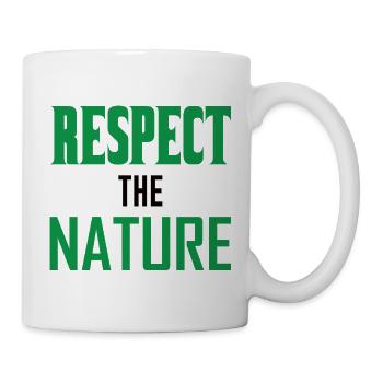 Respect the Nature - Mug - white - Right