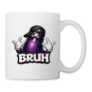 Aubergine Bruh Cool Kids Kinder - Mug - white - Right