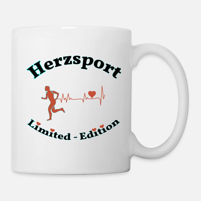 Herzsport - Tasse - Weiß