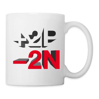 +2P -2N / +peace -hate - let's talk - Mug - white - Right