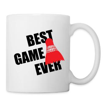 Badminton Best Game Ever - Mug - white - Right