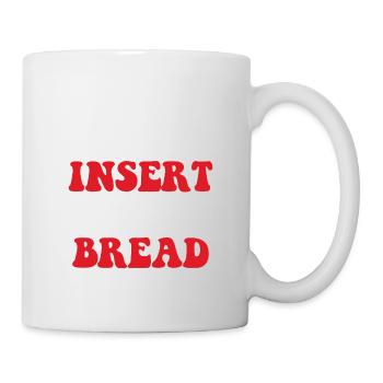 Insérer Pain au fromage Pizza Lover Humour italien - Mug blanc - blanc - Droite