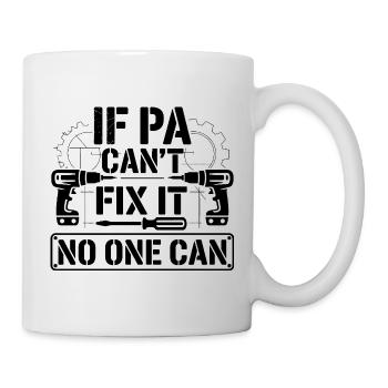 Nachtstille Kontur - Tasse - Weiß - Rechts