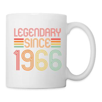 Légendaire depuis 1966, Rétro, Birthday - Mug blanc - blanc - Droite