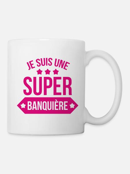 Ich bin ein großartiger Banker - Tasse - Weiß