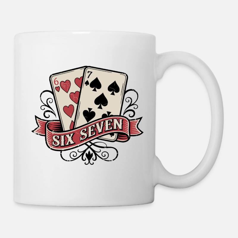 SIx Seven Cards - Mug - white
