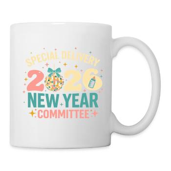 Comité Disco du Nouvel An 2020 - Mug blanc - blanc - Droite