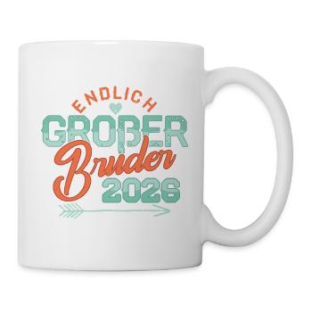 Enfin, Big Brother 2026 Bébé Enceinte - Mug blanc - blanc - Droite