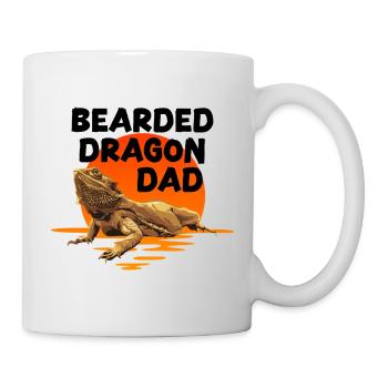 Papa Dragon Barbu - Mug blanc - blanc - Droite