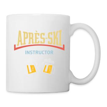 Après-Ski Instructor (Bier Apres Ski Konkav / 5C) - Tasse - Weiß - Rechts