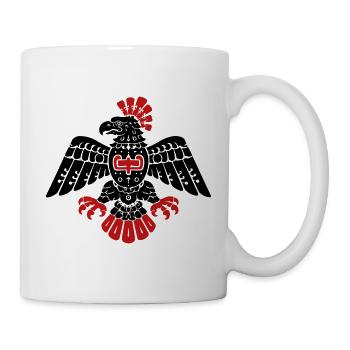 Aztec Eagle Totem Pattern - Mug - white - Right